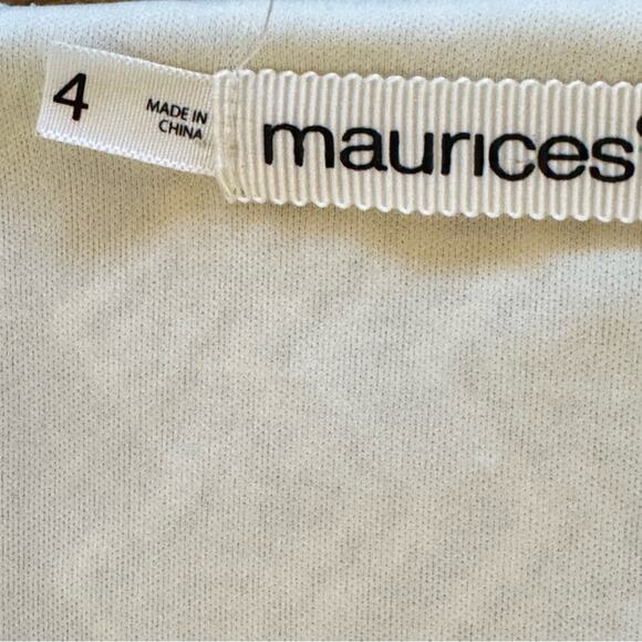 Maurices cream crocheted sleeveless a-line midi dress size 4
b34 - Picture 2 of 4